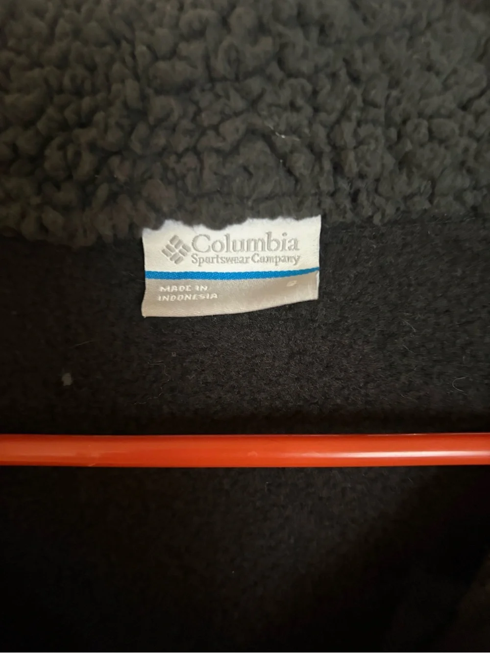 Columbia Men's Black Half-Zip Sherpa-Lined Pullover